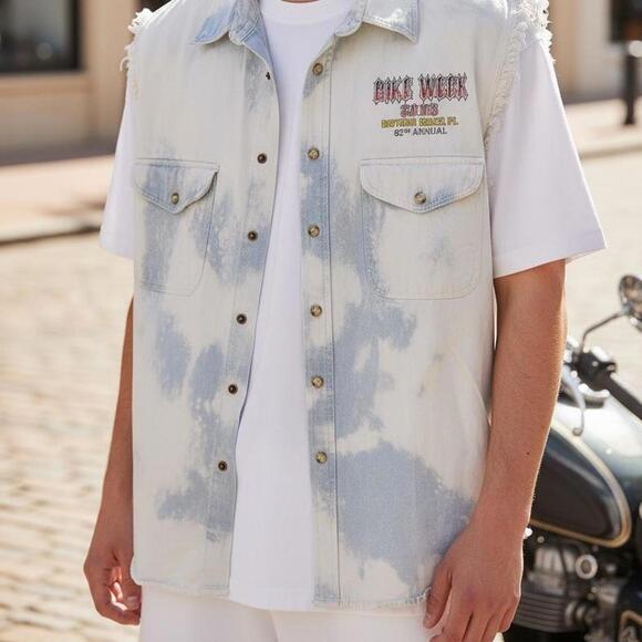 Other - Vintage Shirt Men XL Motorcycle Rally Daytona 1990s